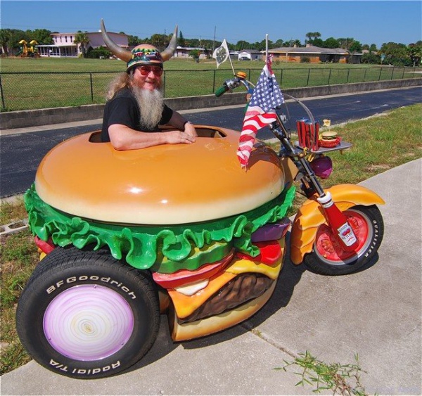 hamburger car